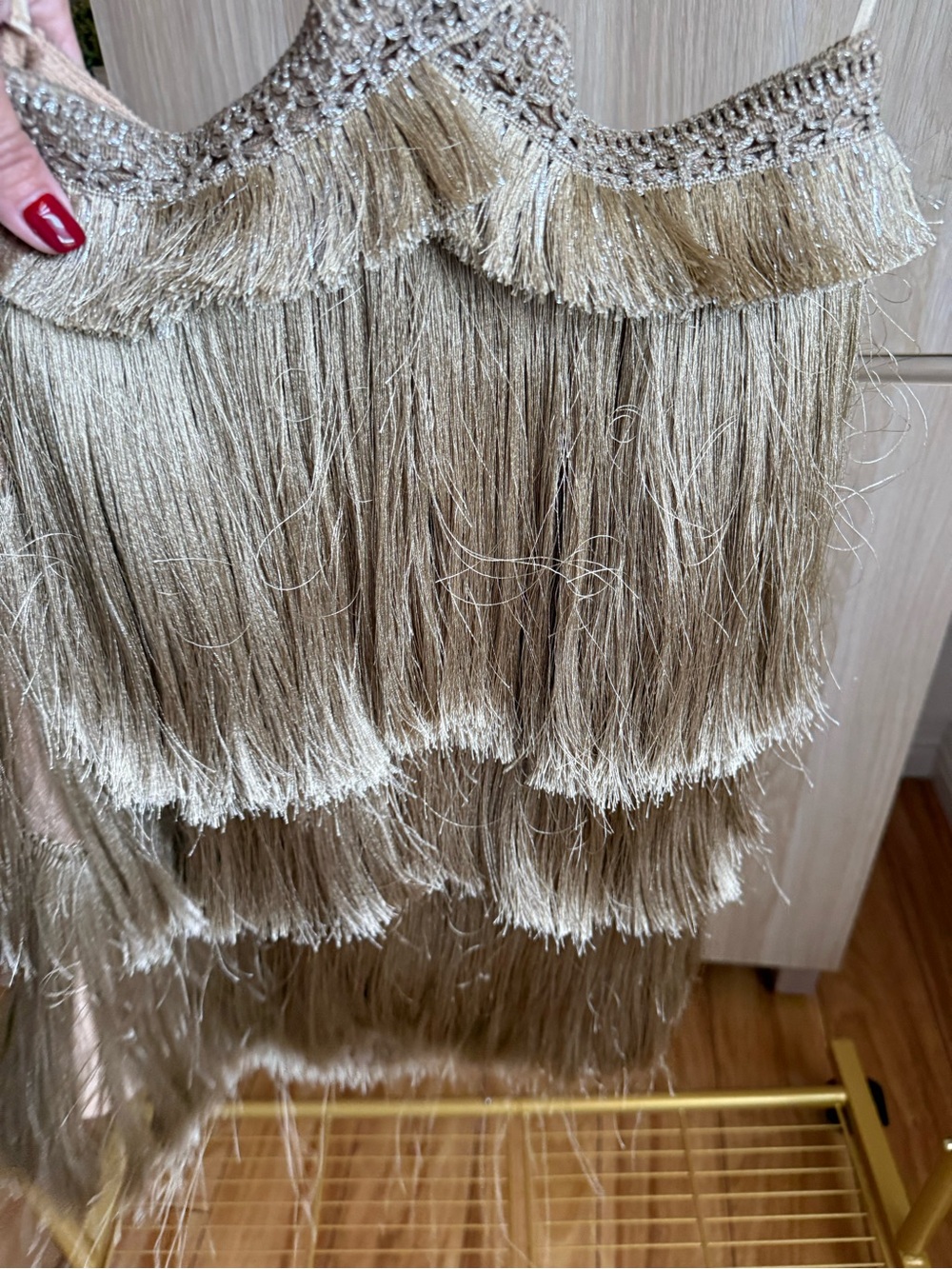 PatBO Taupe summer dress - Picture 2 of 8